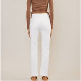 KanCan High Rise Slim Straight Jeans White