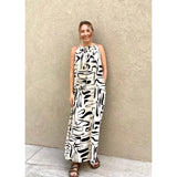 Printed Maxi Dress by Gigio