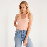 Z Supply Relaxed Slub Tank in Coral